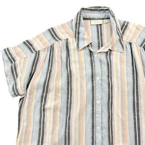 Ecothreads Linen Blend Shirt Dress
